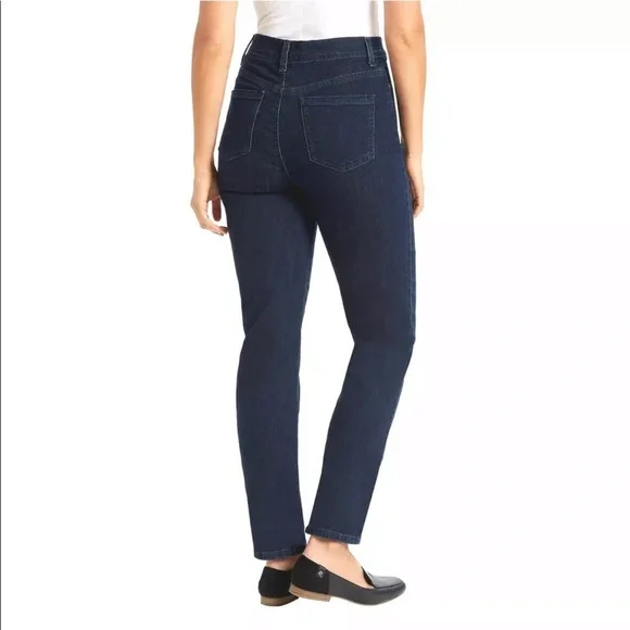 Gloria Vanderbilt AMANDA Blue Jeans NWOT Size 12 SHORT - Picture 3 of 6